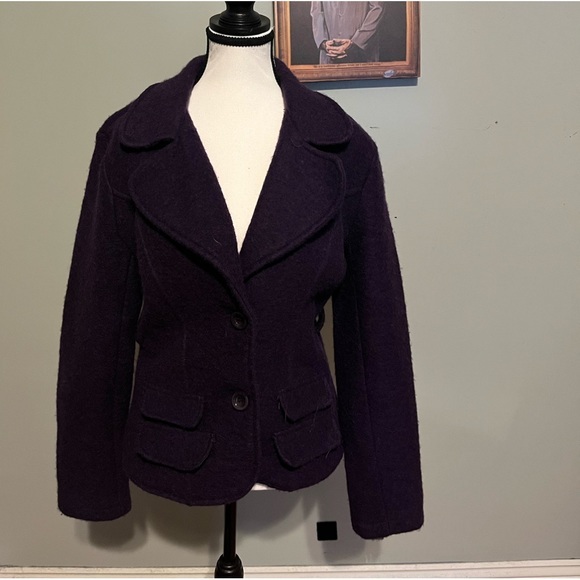 Italian purple blazer - Picture 1 of 7